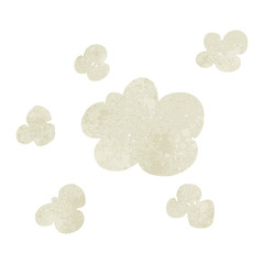 retro cartoon steam clouds