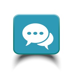 Pictograph of message or chat