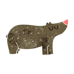 retro cartoon bear