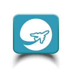 Pictograph of airplane