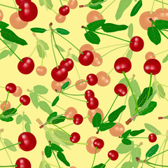 pattern of cherry