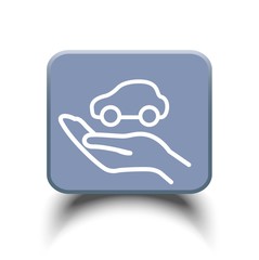 Obraz premium Pictograph of car