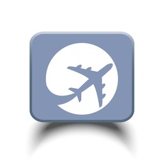 Pictograph of airplane