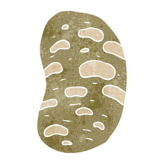 retro cartoon potato