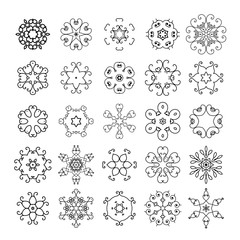 Vector geometric symbols