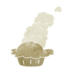 retro cartoon hot pie