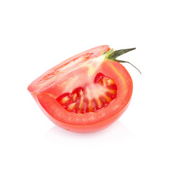 Red Tomatoes on white background