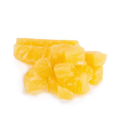 Pineapple isolated on white background