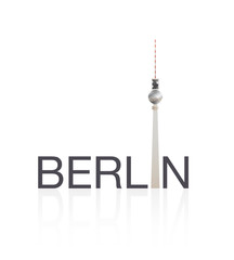  vectors of European monumental cities.   BERLINER FERNSEHTURM © tur-illustration