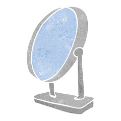 retro cartoon mirror