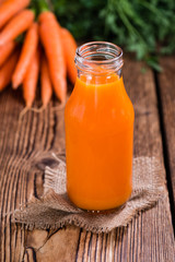 Carrot Juice (selective focus)