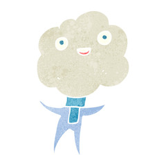 cute cloud head creature
