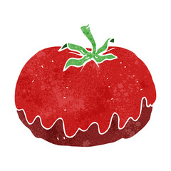 retro cartoon tomato