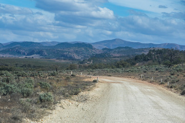 Outback roads and bush tracks in The Flinders Ranges National Park