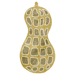 retro cartoon peanut