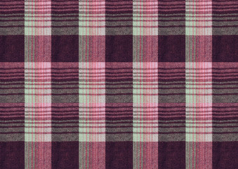Vinous and pink checkered textured background with crossing gray dashed stripes