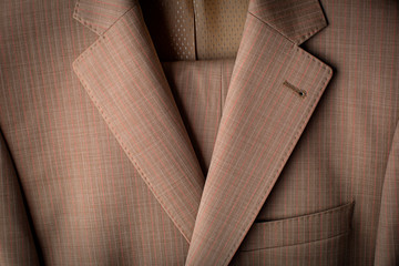 men beige jacket closeup