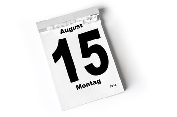 15. August 2016