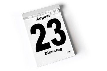 23. August 2016
