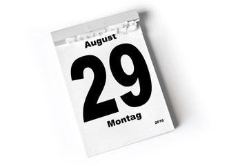 29. August 2016