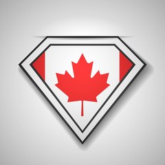 Obraz premium Canada Super shield sign