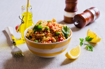 Quinoa with vegetables