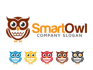 Fototapeta premium Logo sowy