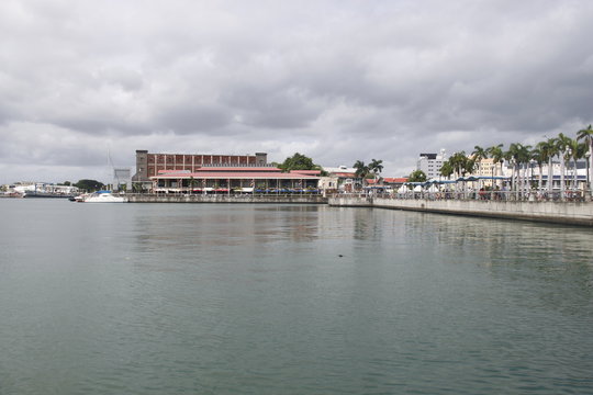 Port de Port Louis à l'Ile Maurice	