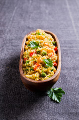 Quinoa with vegetables