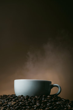 cup of coffee on coffee © fastudio4