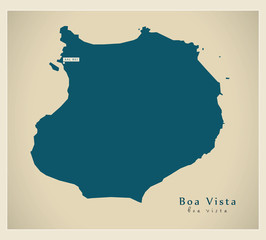 Modern Map - Boa Vista CV