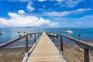 Obraz premium ponton, Etang-Salé-les-Bains, wyspa Reunion