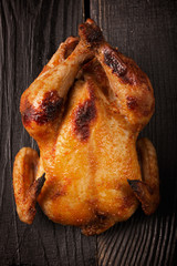 Whole roasted chicken