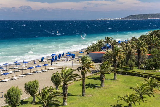 Rhodos, Strand von Ialyssos.