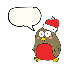 speech bubble cartoon robin