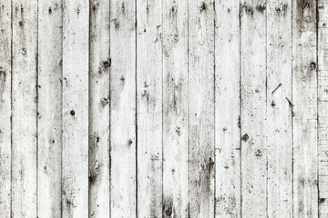 Old white wooden wall, background texture