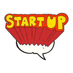 speech bubble cartoon startup symbol