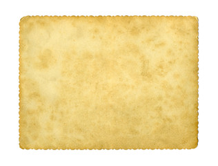 Fototapeta premium Blank vintage photo paper