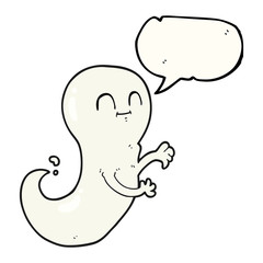 speech bubble cartoon ghost