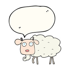 speech bubble cartoon goat