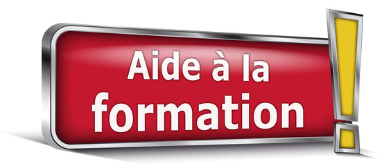 Aide à la formation sur panneau rouge