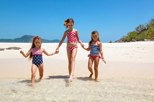 Kids at the beach