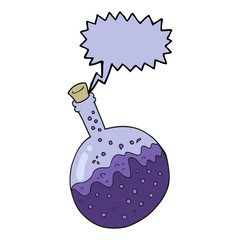 speech bubble cartoon chemicals