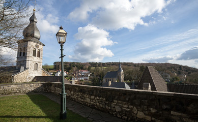 Fototapeta premium stolberg historic city in the rhineland germany