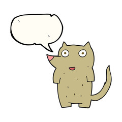 speech bubble cartoon dog