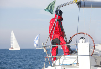 Regata nel Mar Mediterraneo, Italia