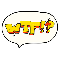 speech bubble cartoon WTF symbol
