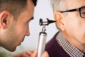 Doctor Examining Ear of a patient