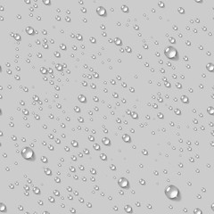Water drops realistic seamless background. - 103731577