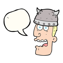 speech bubble cartoon screaming warrior man